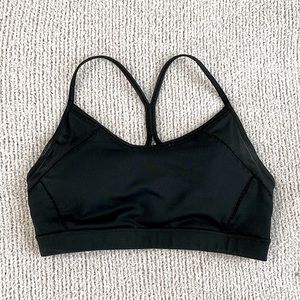 Black sports bra size xs